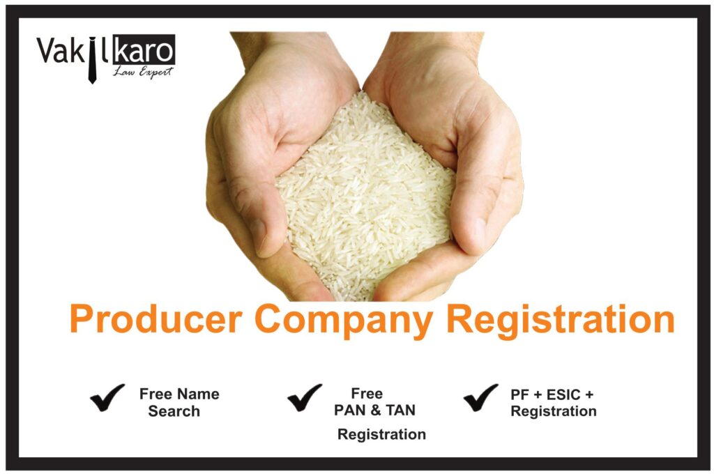 Vakilkaro/Farmer Producer Company Registration