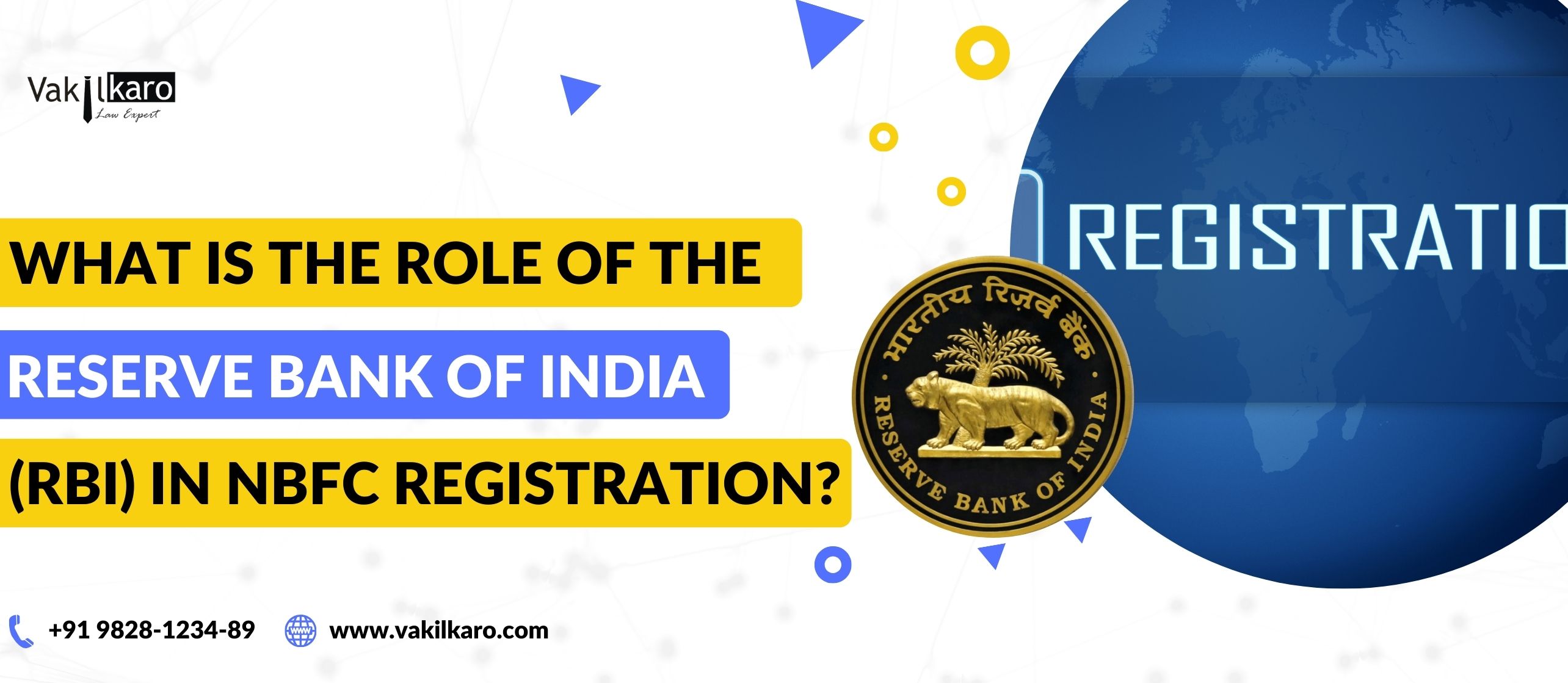 what is the role of the reserve bank of india rbi in nbfc registration - vakilkaro